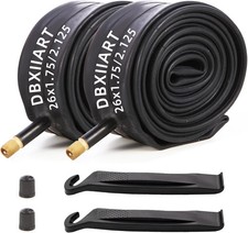 Heavy Duty Bike Tubes 2PCS 26x1.75 26x1.95 26x2.0 26x2.125 26x1 3/4 26x2 1/8 ...