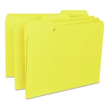 Smead 10271 1/3-Cut Tab Assorted Letter Size Interior File Folder (100/BX) New