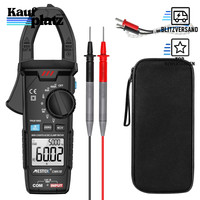 Stromzange Zangenmultimeter Ac/Dc True-Rms 6000 ZäHler Mit Temperatur