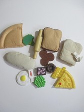 Melissa and Doug Play Pretend Toy Food Felt Plastic Mixed Lot 15 Pc