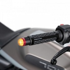 Frecce + Terminali Fine Manubrio Barracuda B-LED B-LUX Rosse Omologate