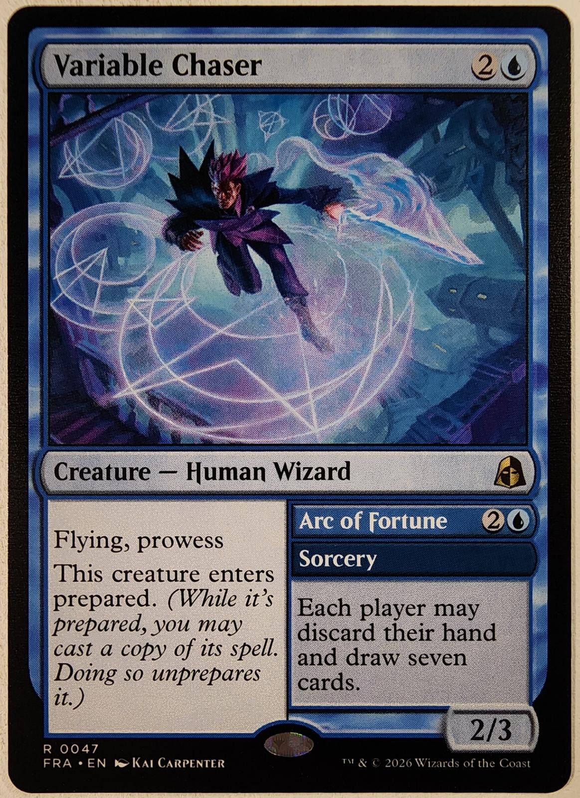 Variable Chaser 47 Reality Fracture Magic: The Gathering Rare Near Mint
