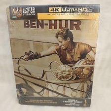 BEN HUR STEELBOOK 4K ULTRA HD DIGITAL NEW SEALED LIMITED EDITION RARE