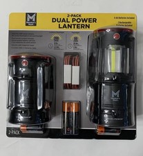 Dual Power LED LANTERN +FLASHLIGHT + Red Warn...