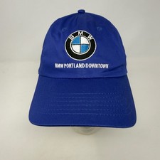 BMW Portland Downtown Royal Blue Cotton Adjustable Baseball Hat Cap Logo OSFM