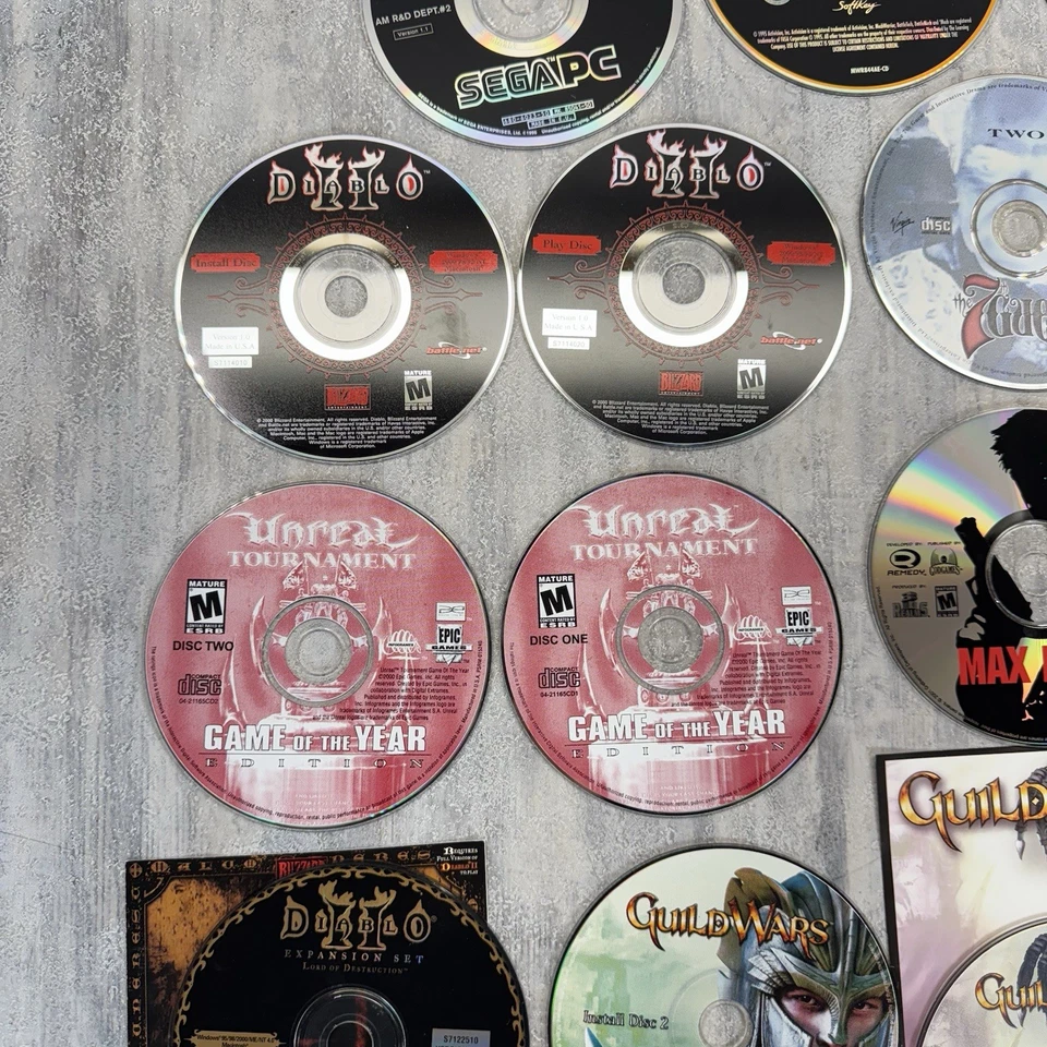 Big Vintage PC Computer Game Lot Working Tested Loose - Image 3 of 4