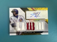 Jorge Soler 2016 Topps Triple Threads - Triple Threads Relics Relic Auto /9 Cubs