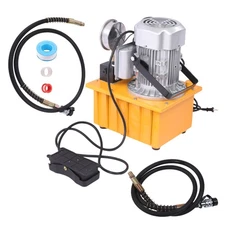 10000 PSI Single Acting Electric Hydraulic Pump 8L Solenoid Valve 110V