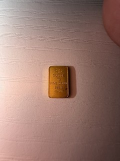 1 Gram Gold Bar 999.9 Purity