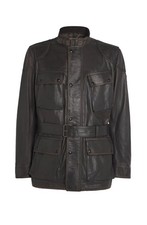 Brand New Belstaff Legacy Trialmaster Panther Dark Earth 3XL Leather Jacket