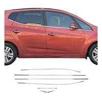 Fensterleisten Zierleisten FüR Hyundai Ix20 2010-2019 Edelstahl Chrom 8Tlg