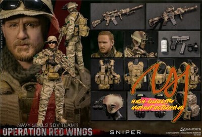 New DAMTOYS 78085 1/6 Operation Red Wings NAVY SEALS SDV TEAM 1 Sniper Figure