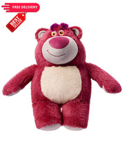 MINISO 12.6" Disney Lotso Plush Toy Story Bear Plush, Strawberry