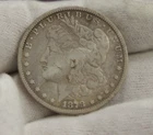 1878 CC US Morgan Silver Dollar $1 VG+ (Cleaned) Key Date