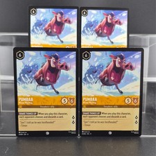 Disney Lorcana Pumbaa - Winter Warthog 4/204 Winterspell Common 4 Cards