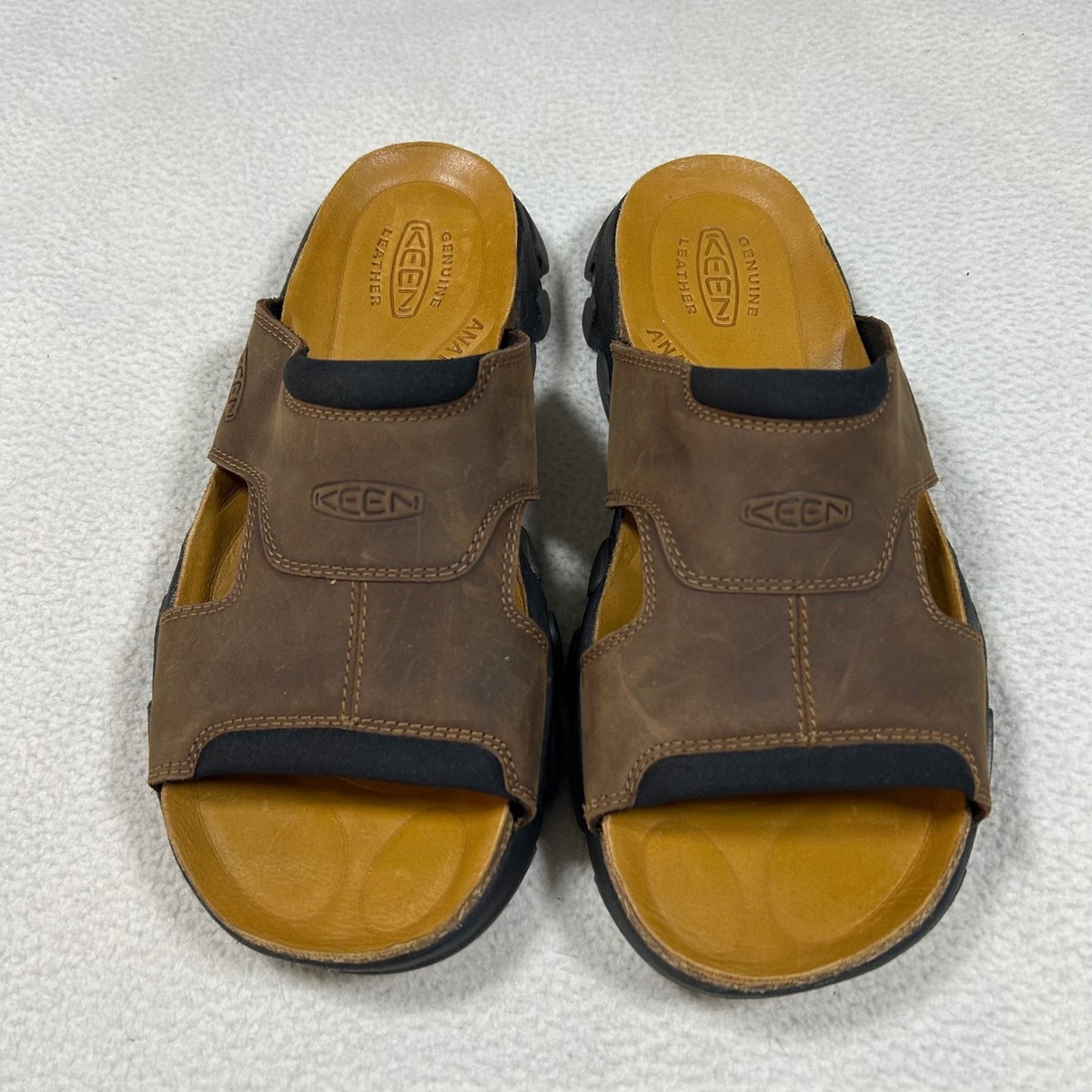 Keen Daytona Slide Leather Sandals Men’s Size 9 Brown Comfort Casual 1012442 Amazon.com | KEEN Men main image 4
