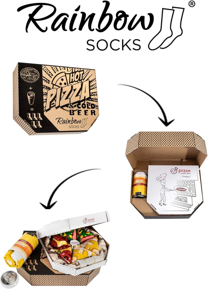 - Donna Uomo Calzini Sushi Butterfish Octopus - 2 Paia - Immagine 2 di 4