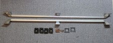 1980-86 Ford F150 Truck Bed Rail Set Rhlh Brackets D3j99-32224-ba Short Bed Oem