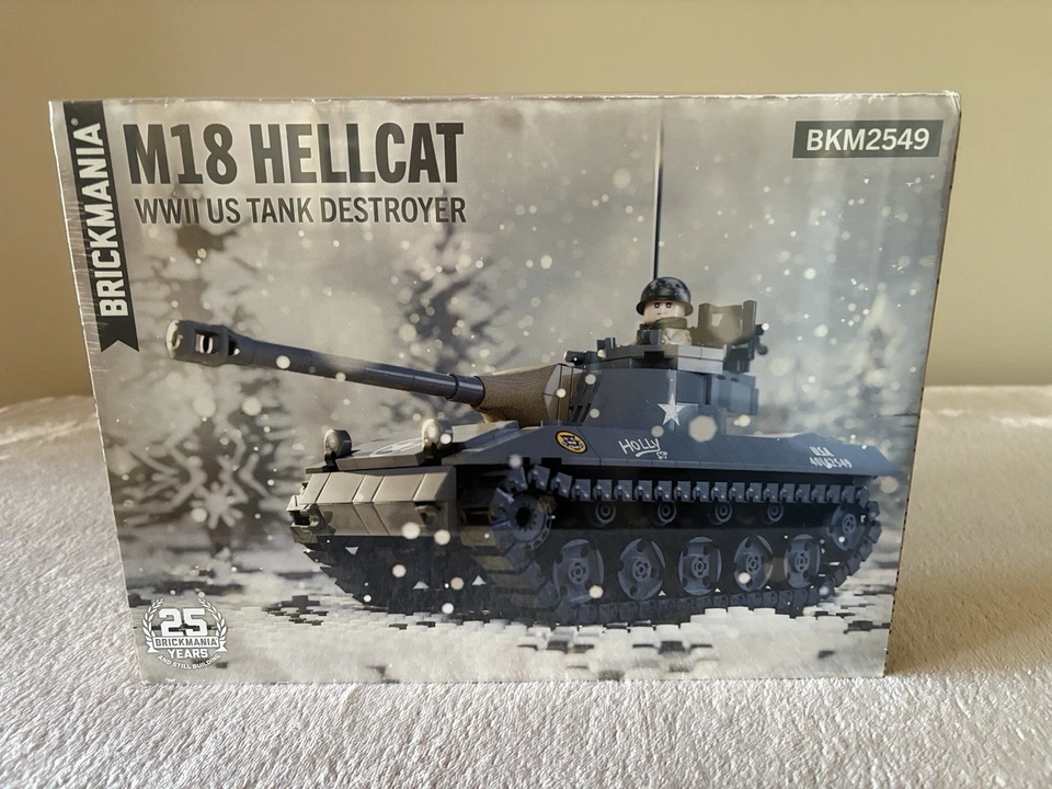 Brickmania M18 Hellcat WW2 US Tank Destroyer SEALED - Image 2 of 4