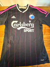 adidas F.C. Copenhagen Away Football Shirt Black Carlsberg Sport Adult L