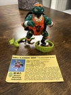 Vtg 1991 TMNT Shell Slammin' Mike 100% COMPLETE w/ snake cape and belt!