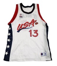 USA Basketball Dream Team 1996 Shaquille O’Neal 13 Olympic Champion Jersey 48 XL