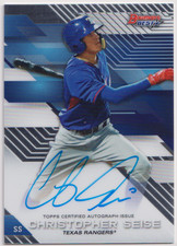 2017 Bowman's Best Autos #B17-CSE Christopher Seise Texas Rangers