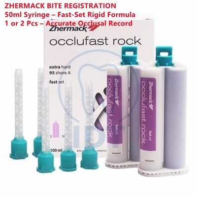 Zhermack Bite Registration Silicone 50ml, Dental Occlusal Record Material