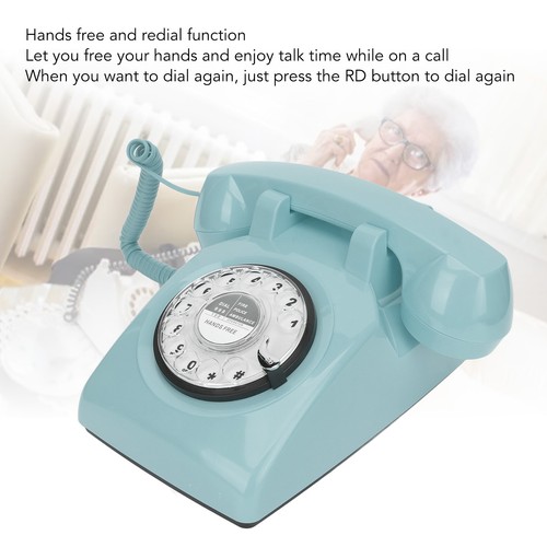 ヘ Landline Telephone Retro Old Fashioned Vintage Home Phone With Mecha - Picture 3 of 12