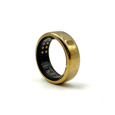 Oura Ring Gen 3 Horizon - Titanium - Size 10 - Gold - HEAVILY SCRATCHED