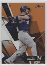 2018 Topps Finest Orange Refractor 20/25 Travis Shaw #41 0x1