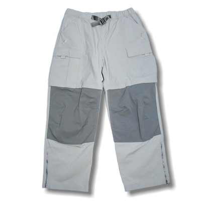 #ad Air Jordan by Solefly sz Large Gray Convertible Cargo Pants to Shorts Smoke Grey $74.95