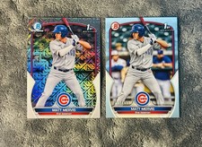 Matt Mervis 2023 Bowman Chrome (2) 1st Mojo Refractor & 1st Sky Blue SP /499