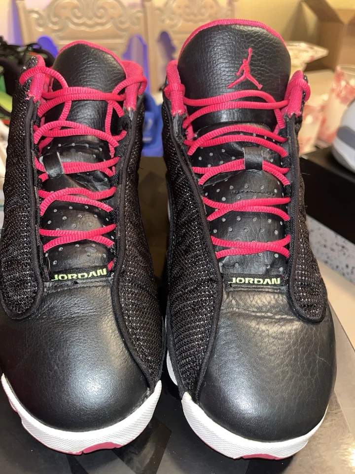 Nike Jordan 13 Retro Cool Gris Fusión Rosa Talla 5y Par Limpio Foto 2 de 4