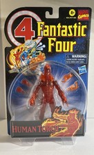HASBRO MARVEL LEGENDS RETRO FANTASTIC FOUR THE HUMAN TORCH ACTION FIGURE NEW