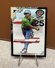 Ty Floyd 2025 Panini Prospect Edition - #111 Holo Black Velocity /39 RC Reds