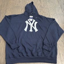 NWT New York Yankees Fanatics Hoodie Black Pullover Sweatshirt Mens 2XL Judge
