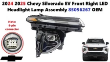 2024 2025 Chevy Silverado EV Front Right LED Headlight Lamp Assembly 85056267