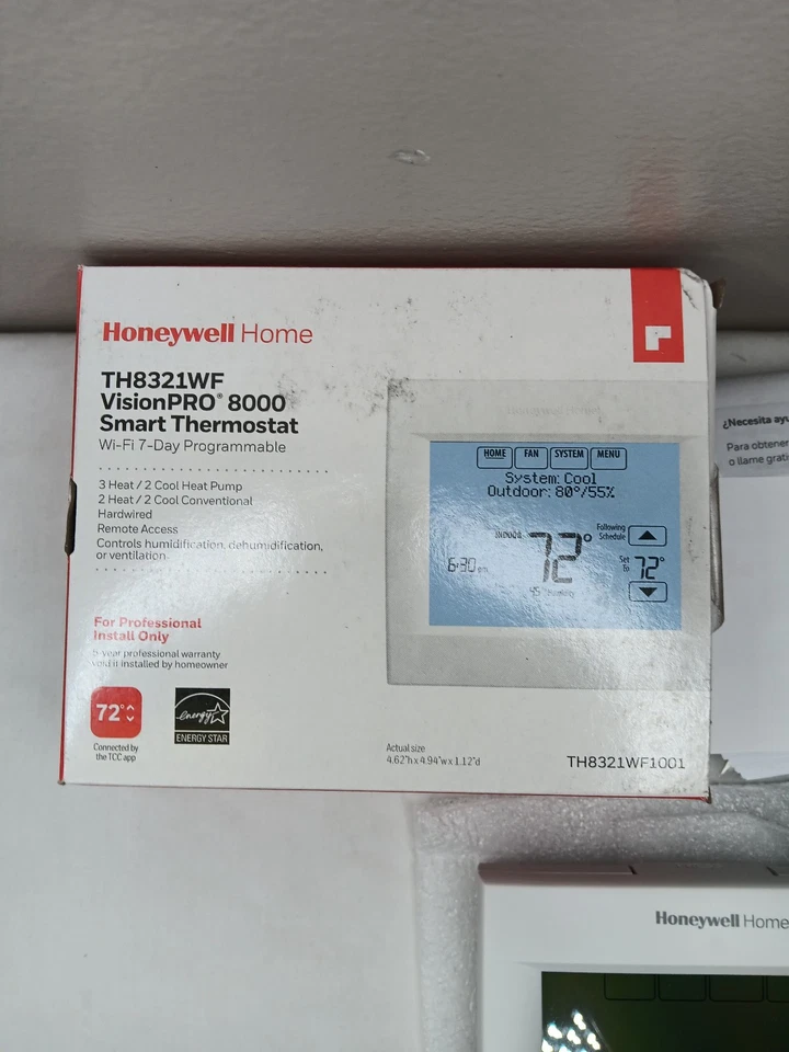 Honeywell TH8321WF1001 Open Box WiFi Touchscreen Thermostat *No Accessories* - Image 2 of 4