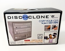 E3 WORKS Disc Clone CD Burner w/ Power  USB Cords  Box DCU-9802u EUC  NEW