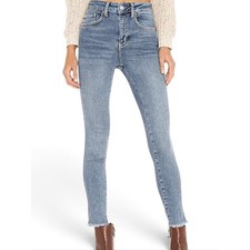 Free People We The Free Raw High Rise Jegging Jeans Light Wash Size 31