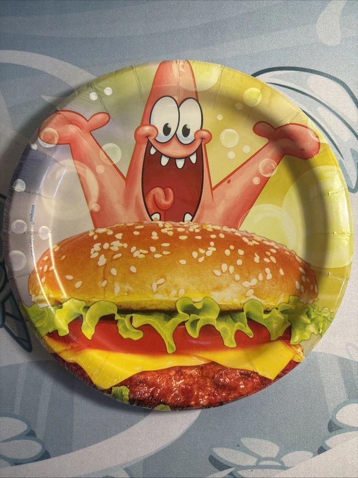 SpongeBob Party Decoration Tablecloth Plates Banner Foil Balloons Supply - Image 4 of 4