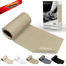 KING MOUNTAIN Canvas Iron on Patch,3" 60",Waterproof Canvas-3"x60", Khaki 1.0