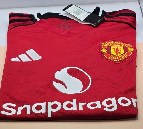 Manchester United 2025-26 Authentic Adidas Home Football Shirt Mens Size XL