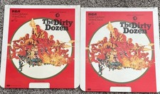 CED VideoDisc The Dirty Dozen SelectaVision VideoDiscs 2 Disc Set