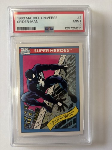 Spider-Man - 1990 Impel Marvel Universe #2 PSA 9