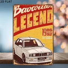 Bavarian Legend Vintage Car Poster Tin Metal Signs Home Décor 8x12