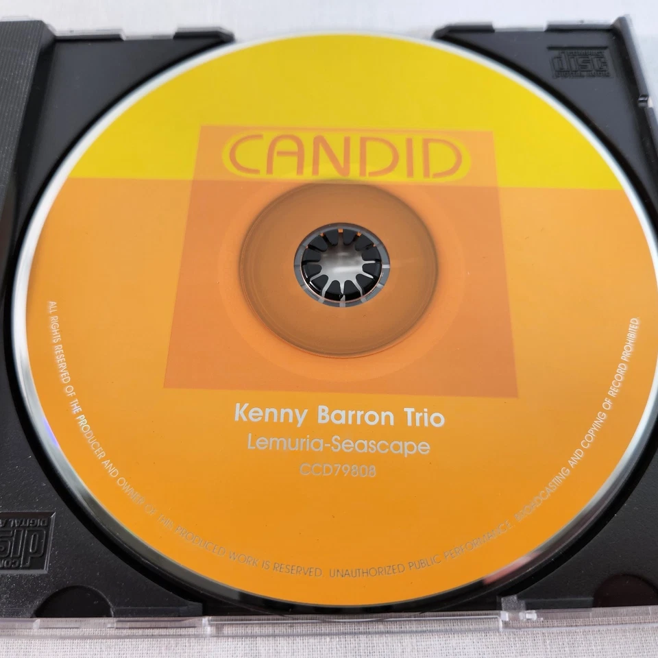 Kenny Barron Trio - Lemuria-Seascape (CD 1991) Piano Bop Post Bop Jazz Disc NM Foto 3 de 4