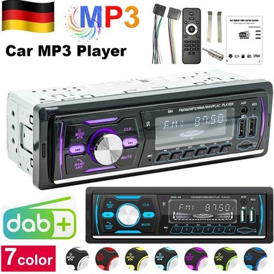 DAB+ Autoradio 1 DIN RDS AM FM 2x USB Freisprecheinrichtung SD AUX IN Bluetooth