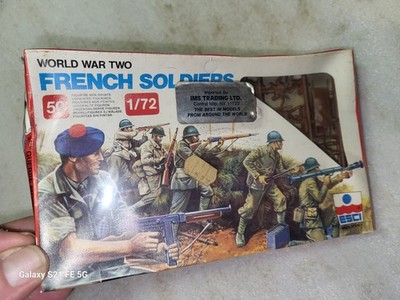 Esci WW II French Soldier Figures 1/72 #205